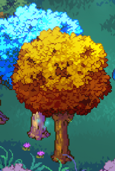 A golden tree