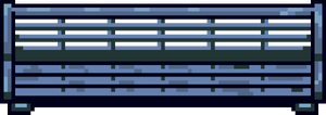 Long Blue Wooden Bench.png