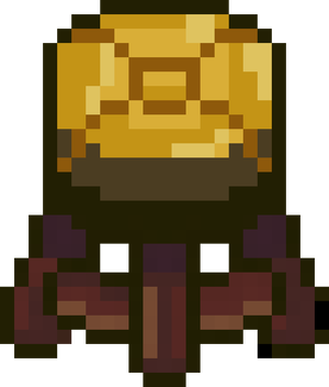 Shiny Leather Yellow Stool.png