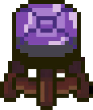 Shiny Leather Purple Stool.png