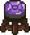 Shiny Leather Purple Stool.png