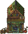 Early Rendition of the Farming Store, had the player restore it.